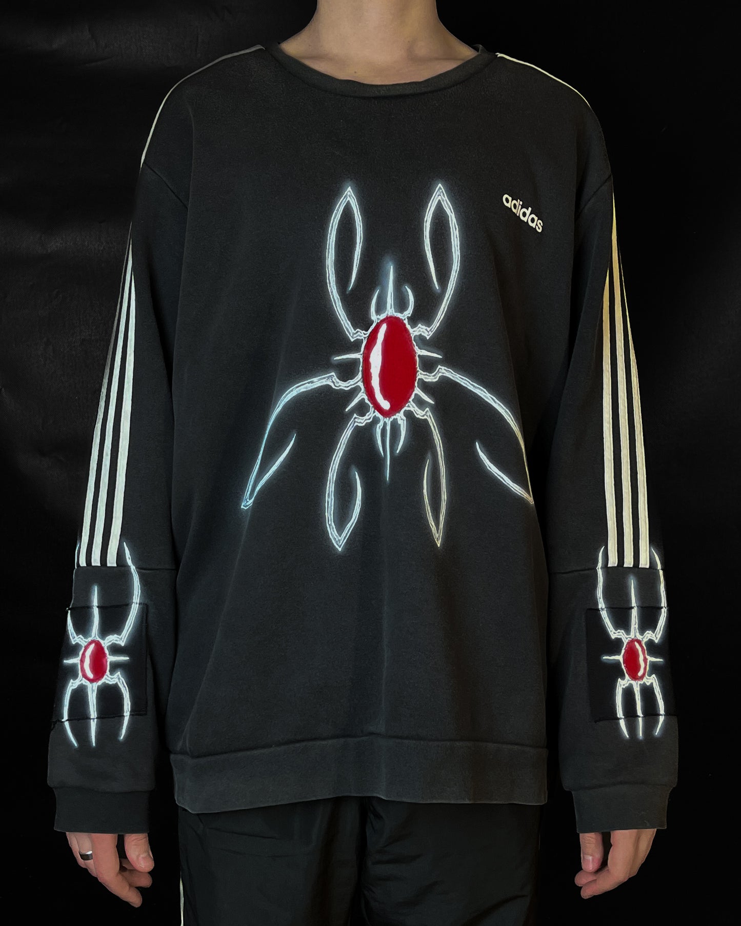 "bloody" sweatshirt
