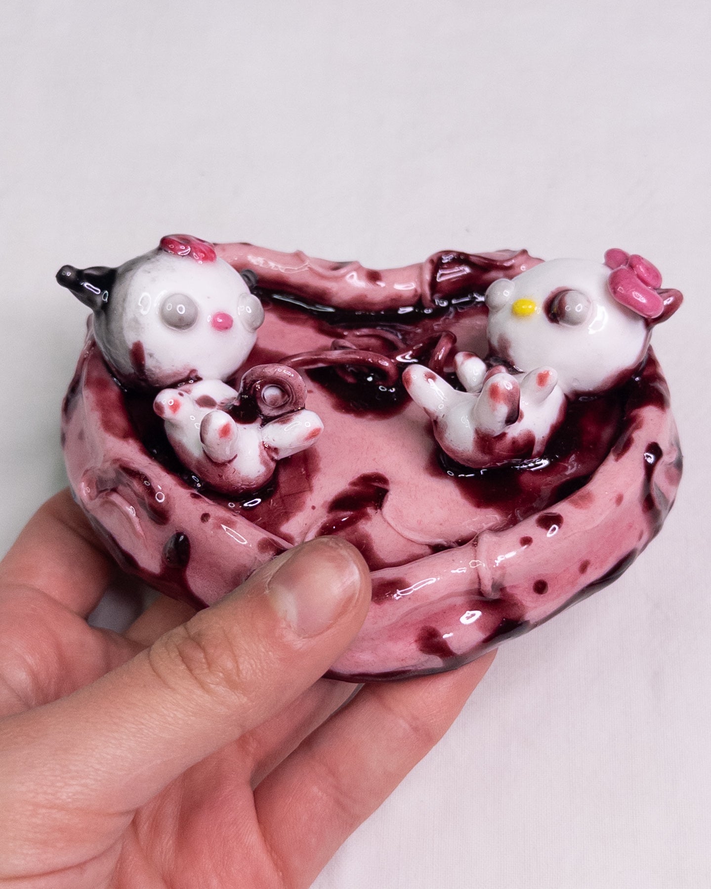 "umbilical" ashtray/jewellery dish