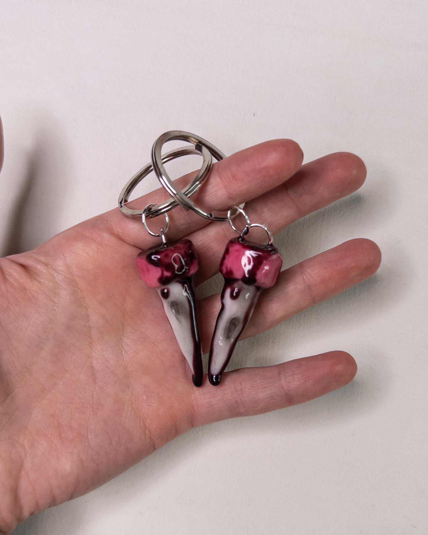 "bite" keychain