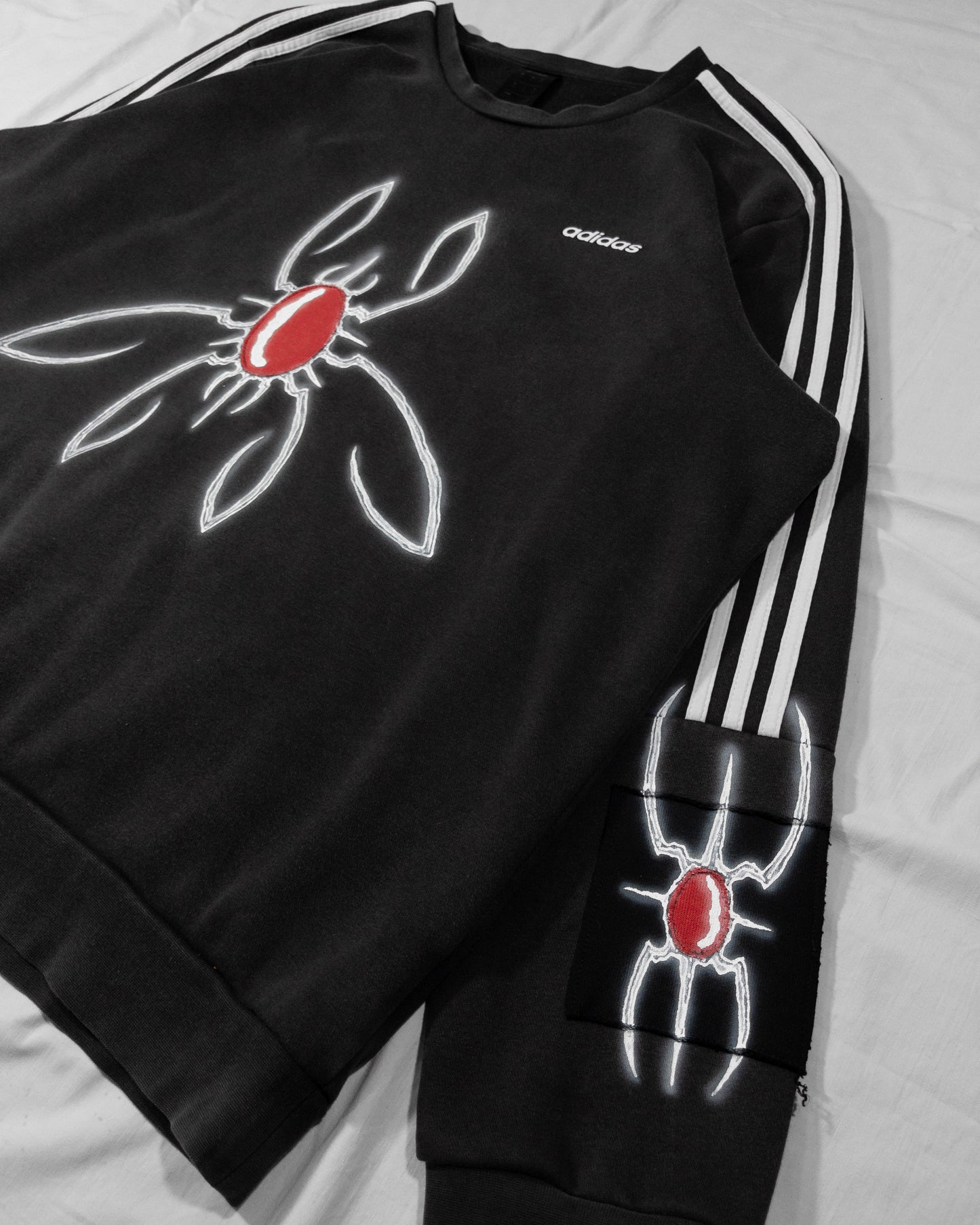 "bloody" sweatshirt