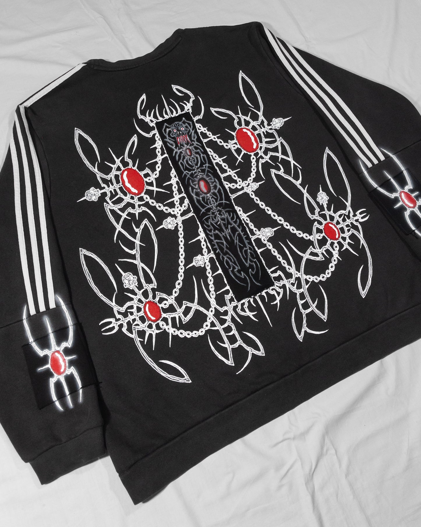 "bloody" sweatshirt