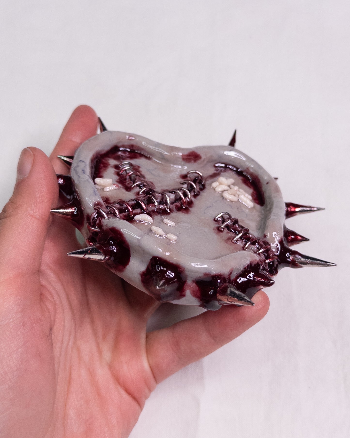 "frantic" ashtray/jewellery dish