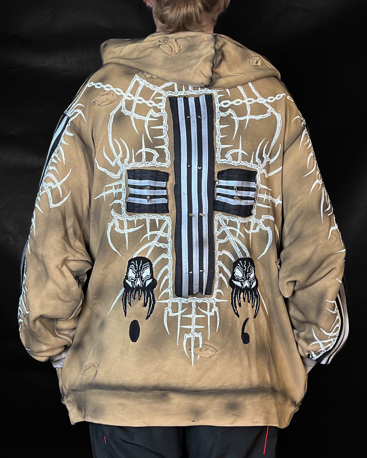 "cursed cross" hoodie