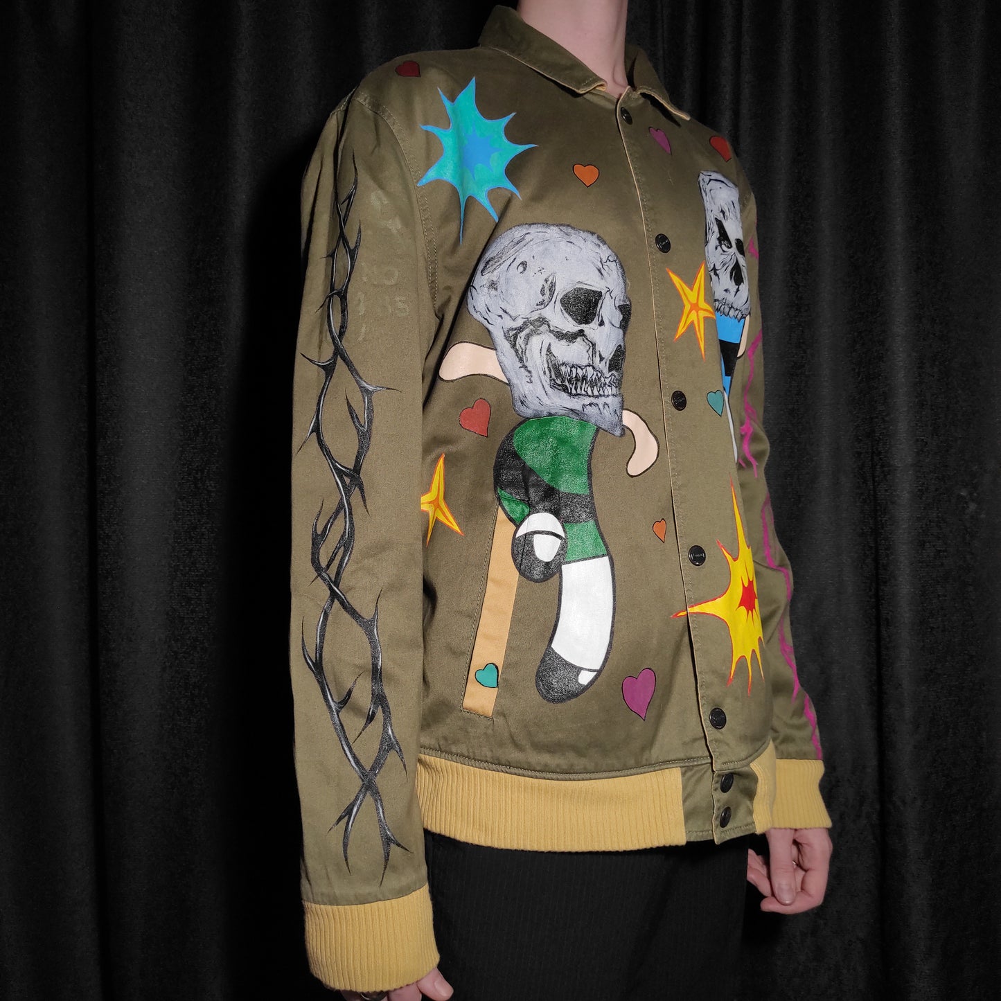 Jacke „gruselige Kindheit“