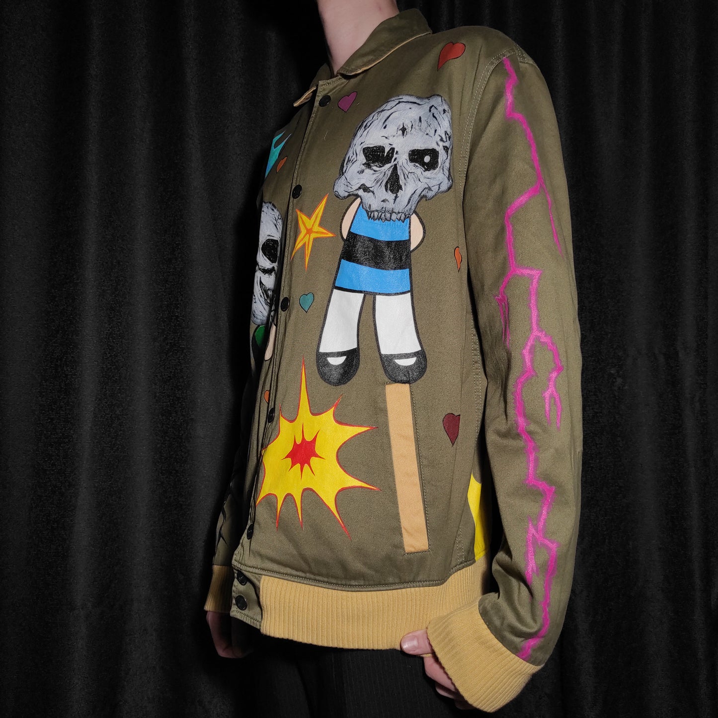 Jacke „gruselige Kindheit“