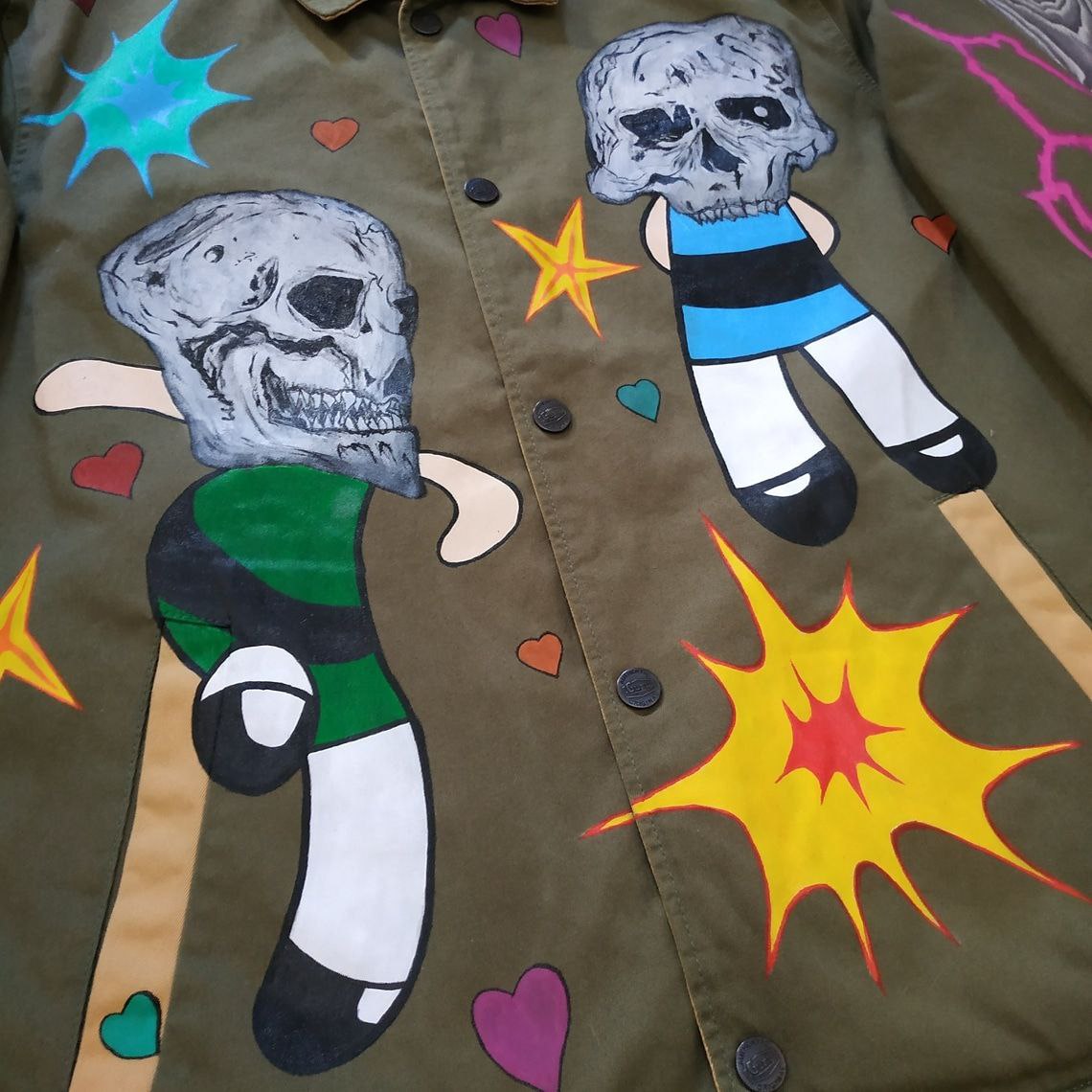 Jacke „gruselige Kindheit“