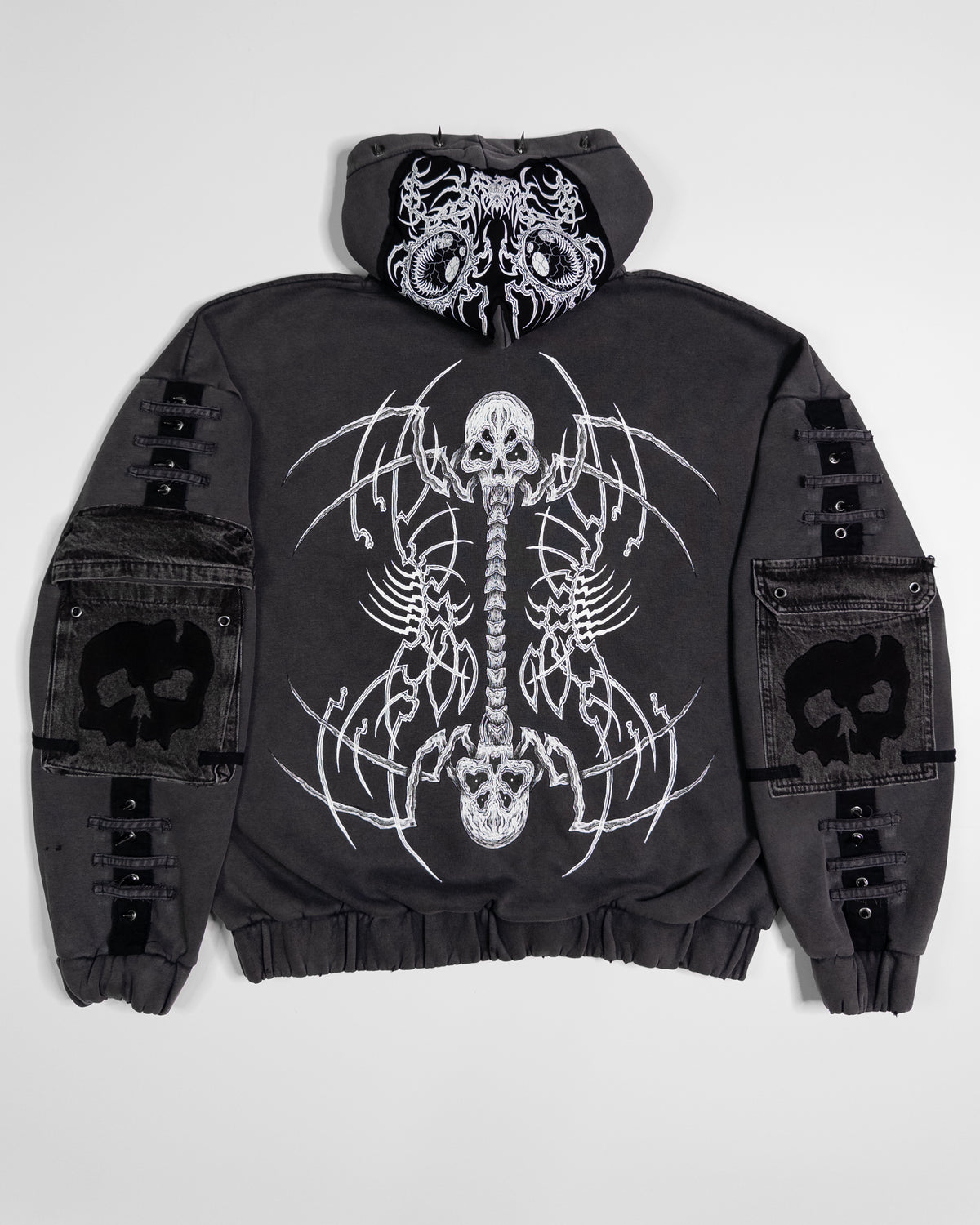 "bones vortex" hoodie