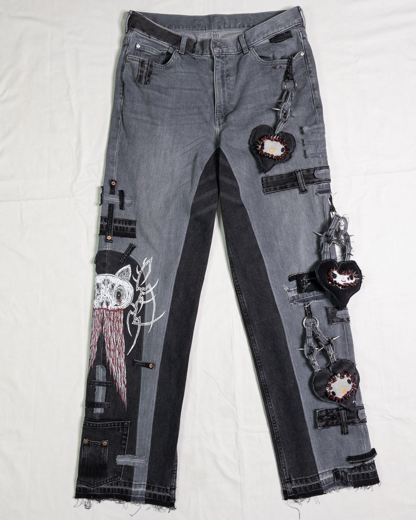 "cats heart" pants