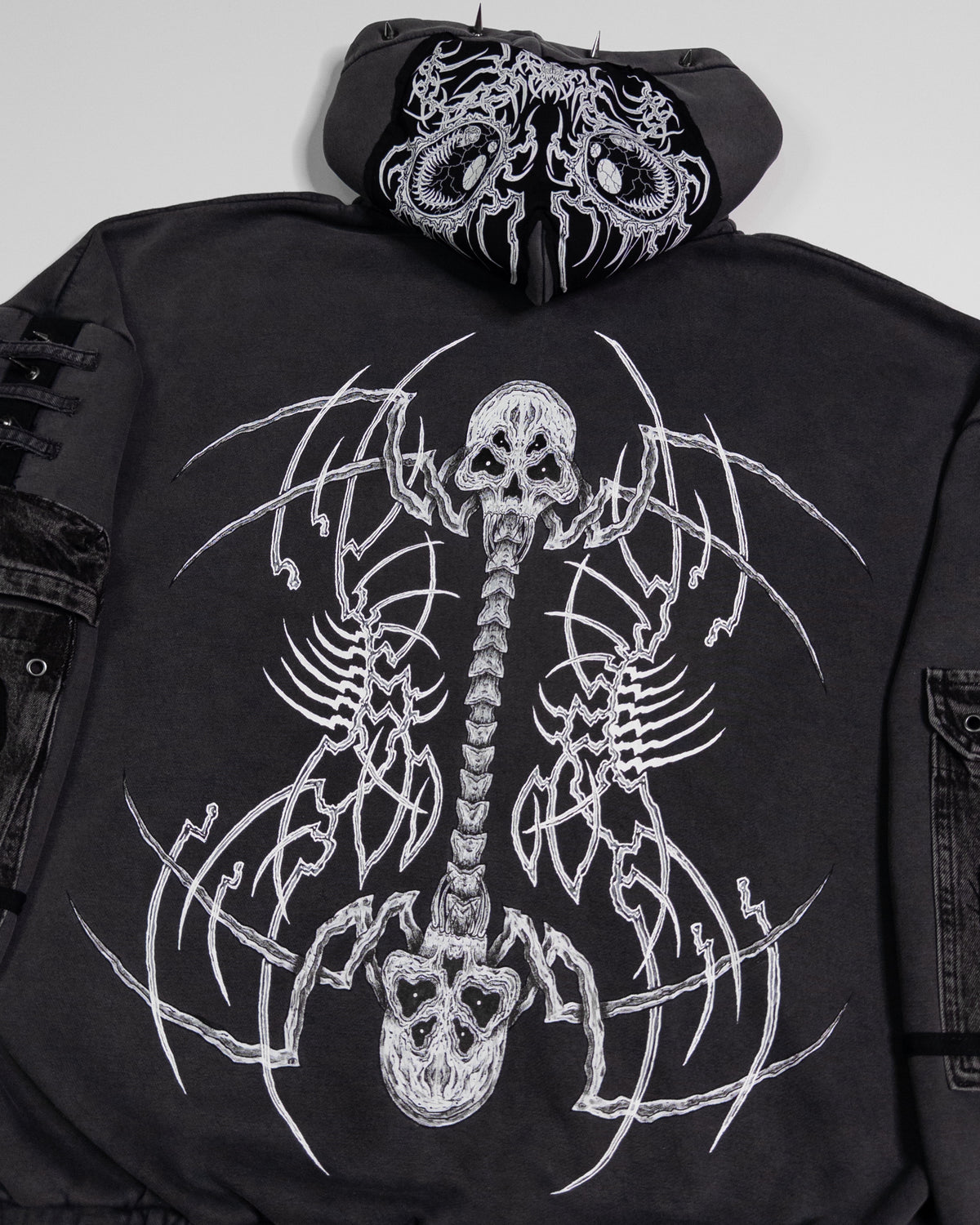 "bones vortex" hoodie