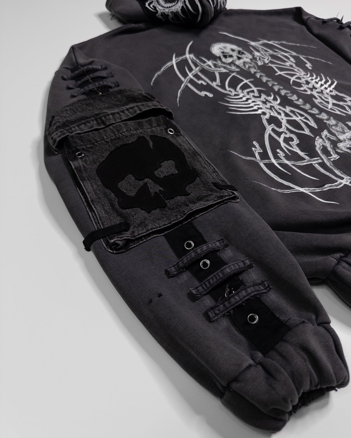 "bones vortex" hoodie