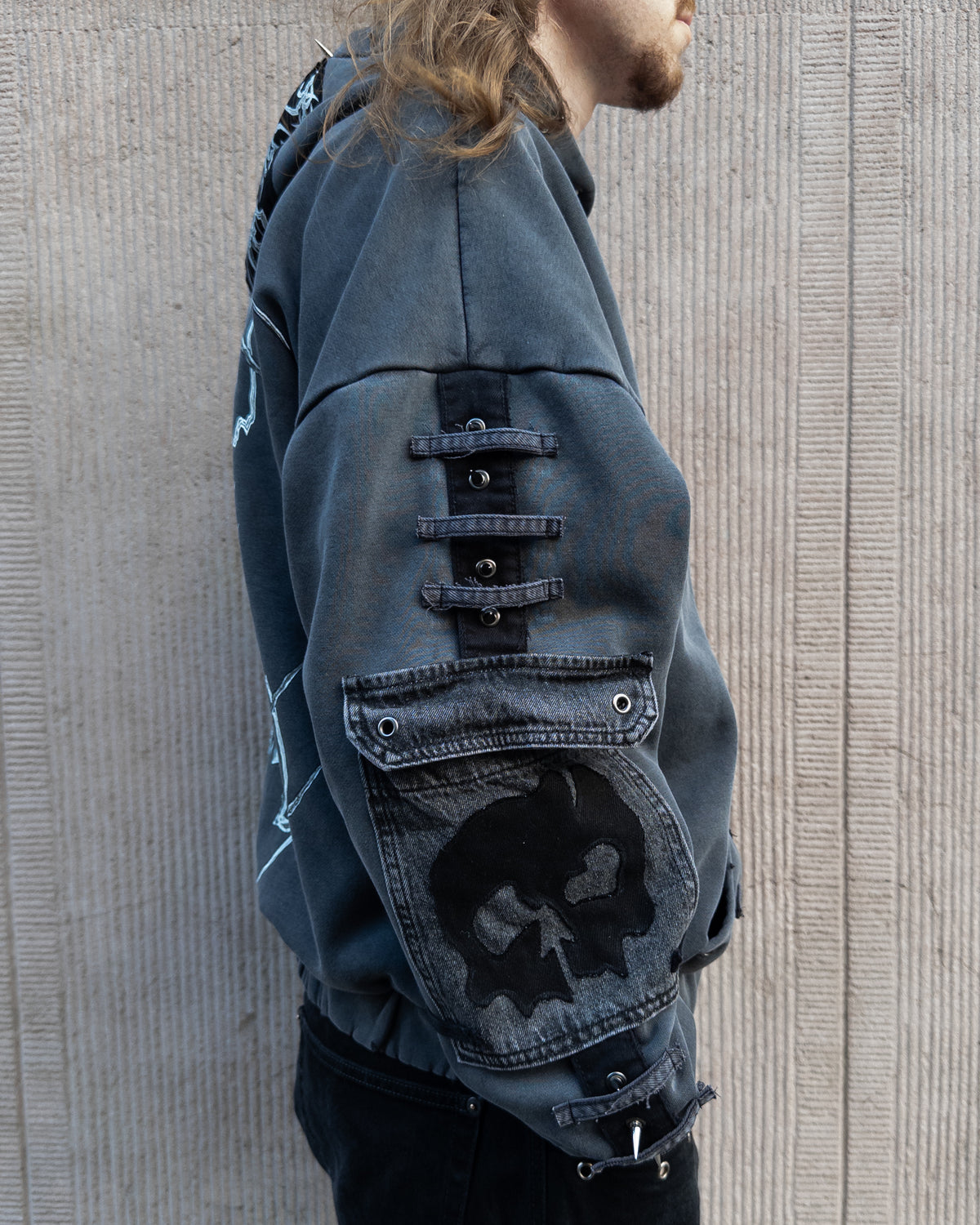 "bones vortex" hoodie