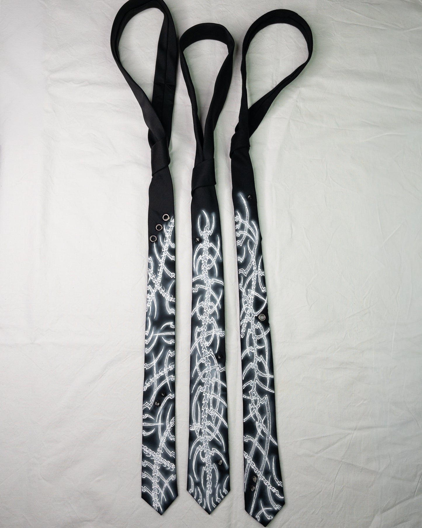 "spines" ties