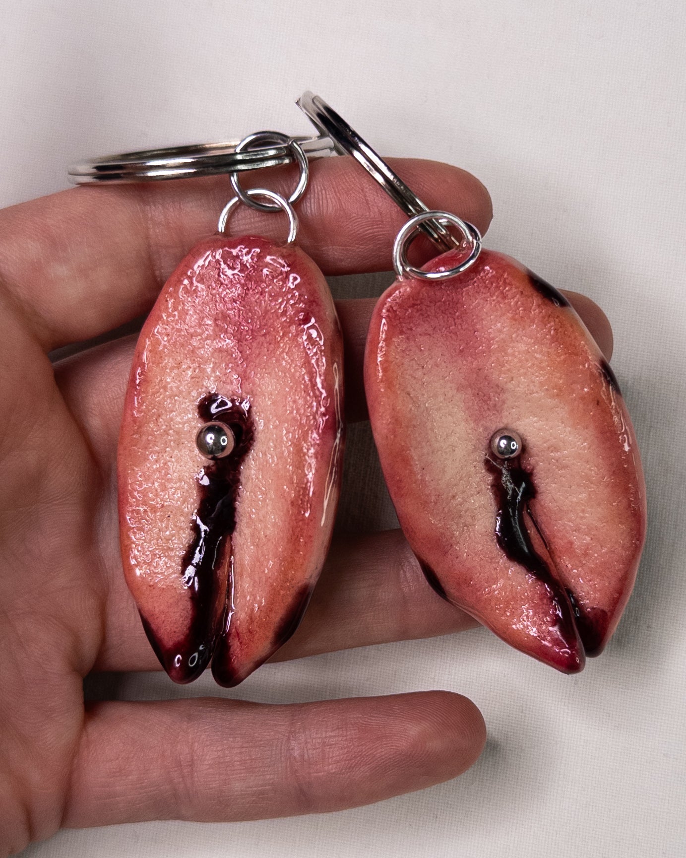 "french kiss" keychain