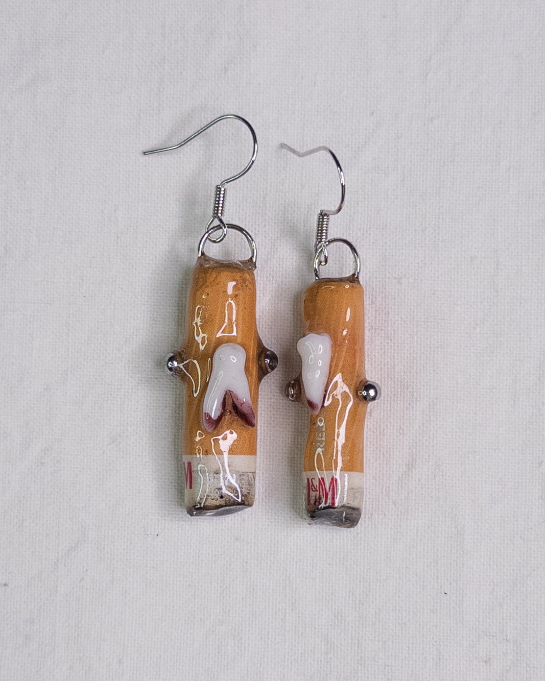 "papierosy" earrings&necklaces