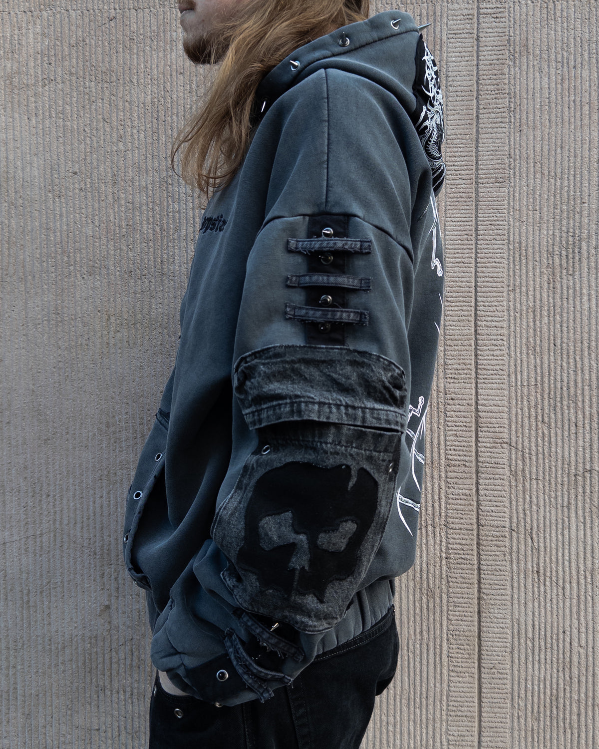 "bones vortex" hoodie