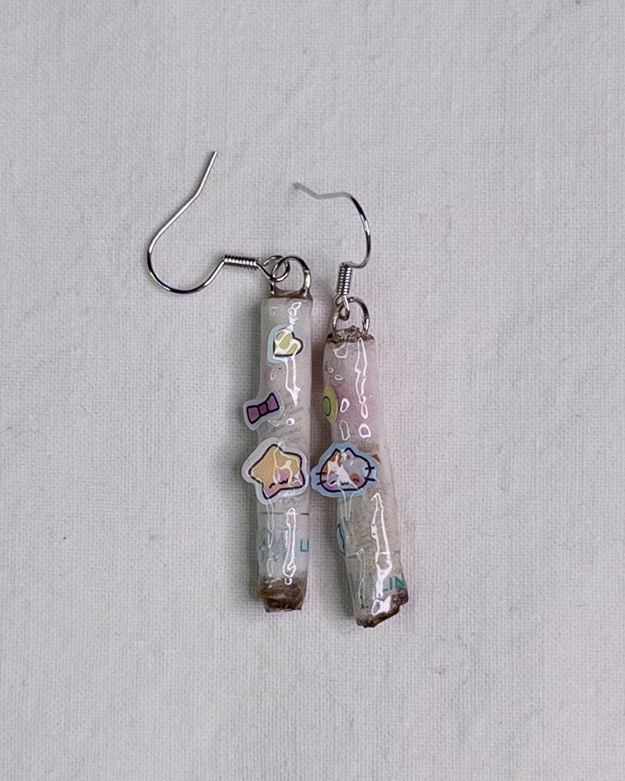 "papierosy" earrings&necklaces