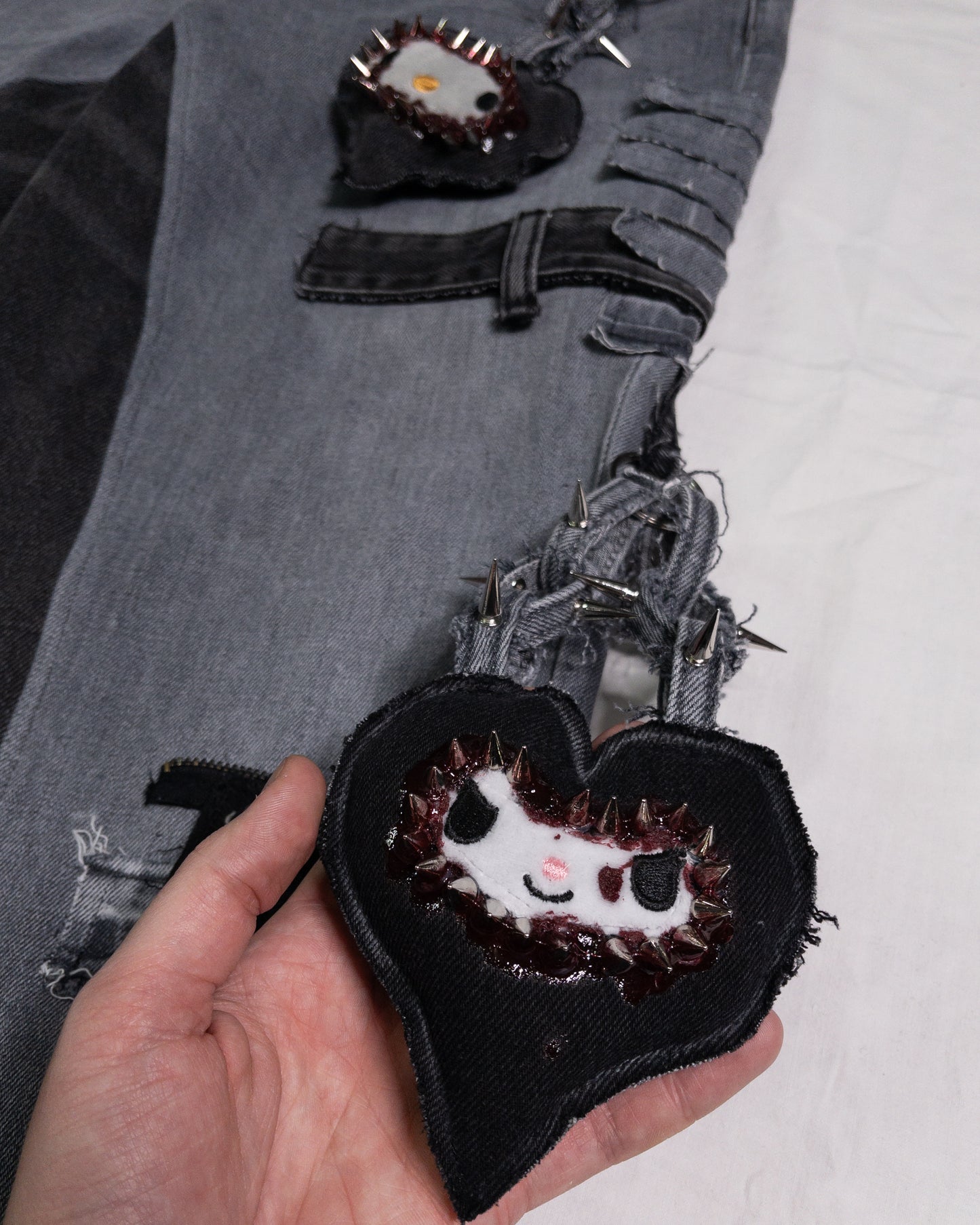 "cats heart" pants