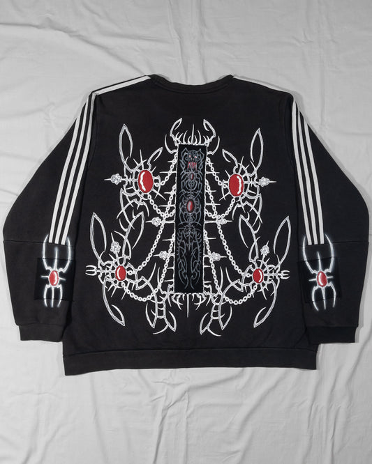 "bloody" sweatshirt