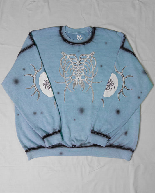 "ghost" sweatshirt