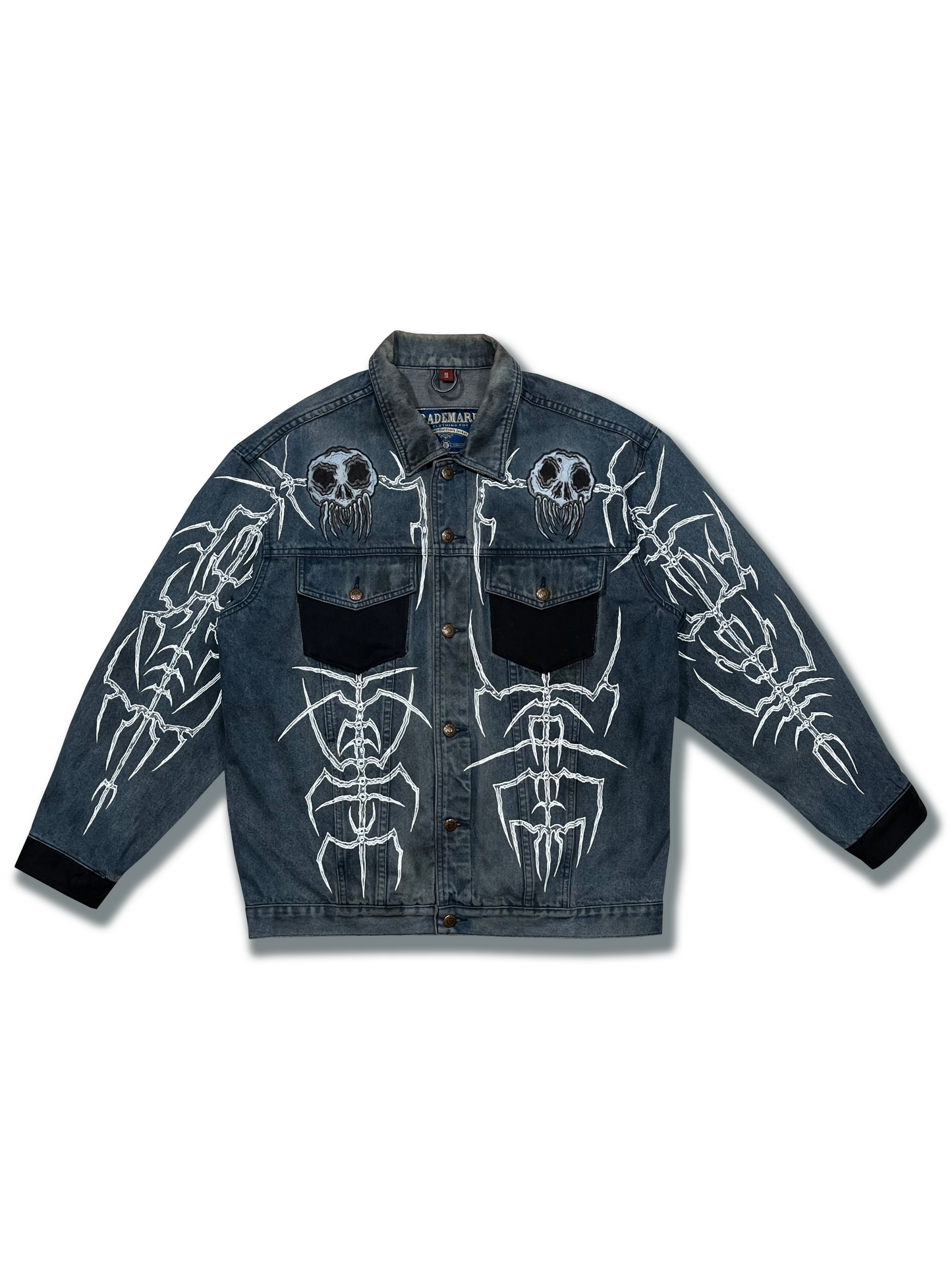 "dungeon dweller" denim jacket