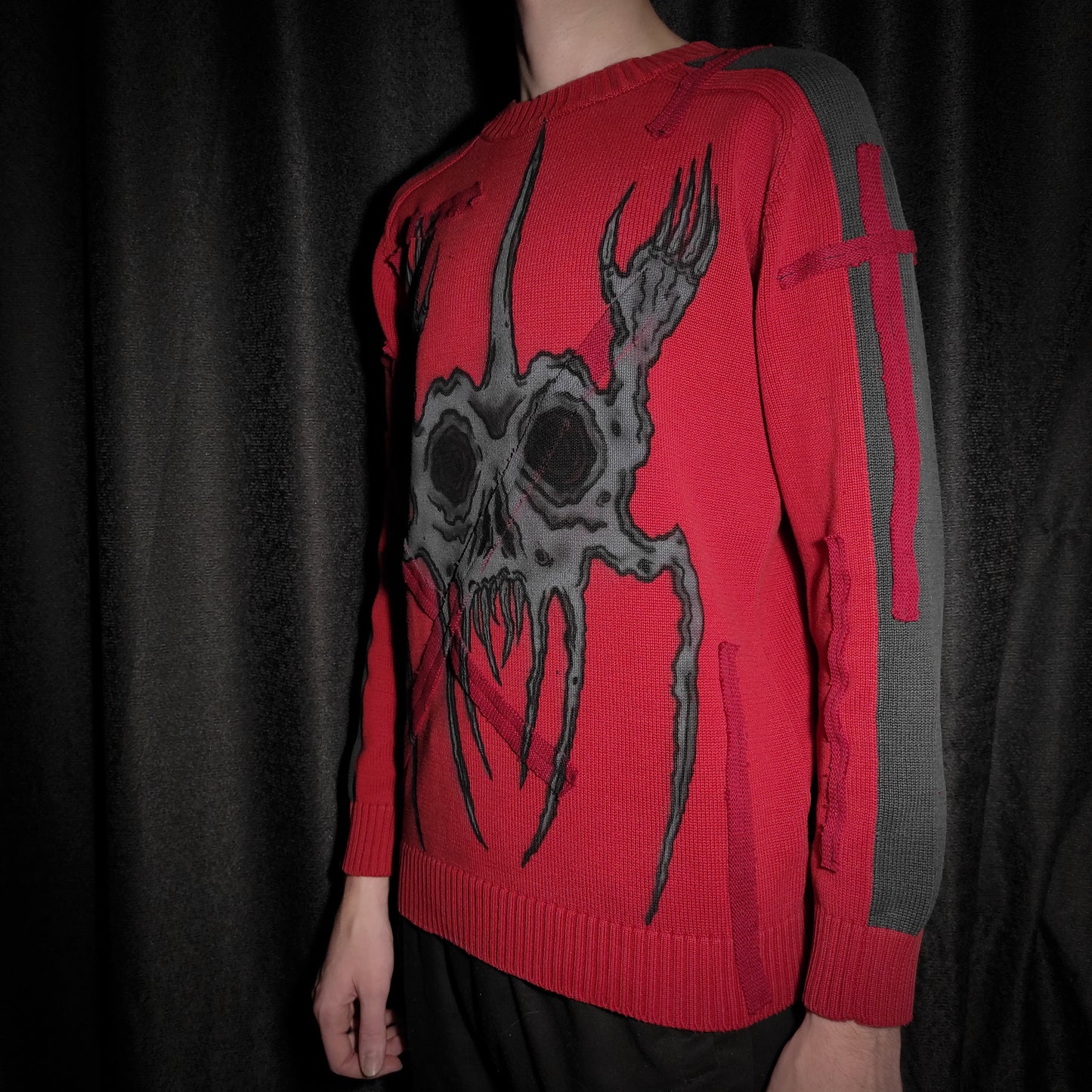 "grabber" sweater