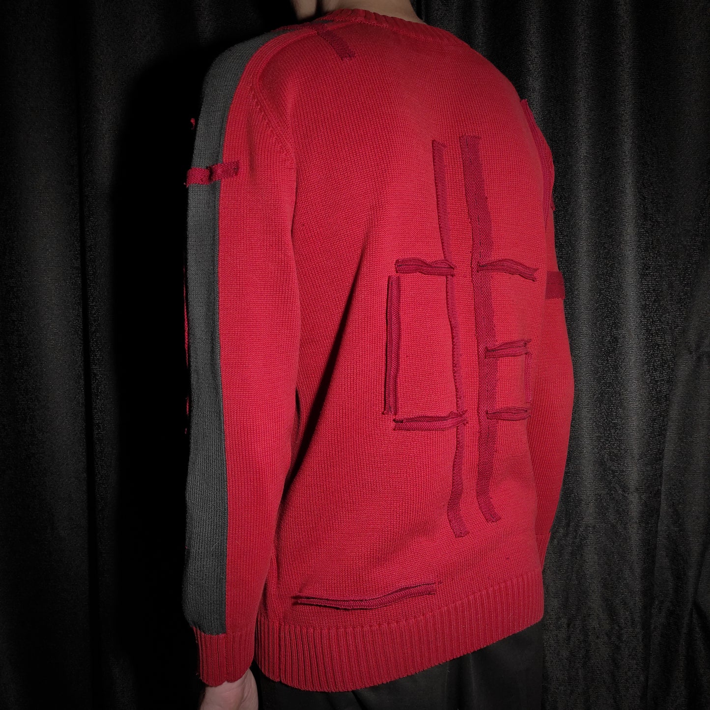 "grabber" sweater